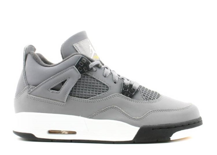Air Jordan 4 Retro Gs - Gris Frío