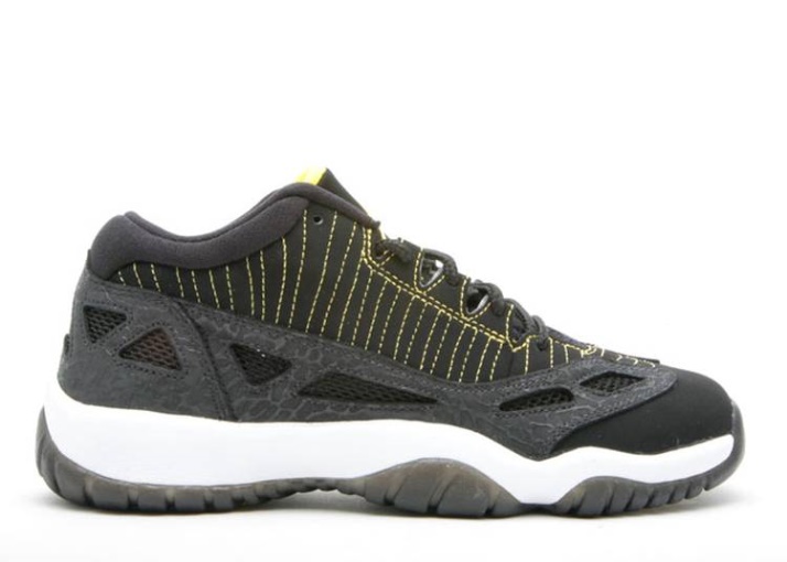 Air Jordan 11 Retro Low Gs Negro/zest/blanco