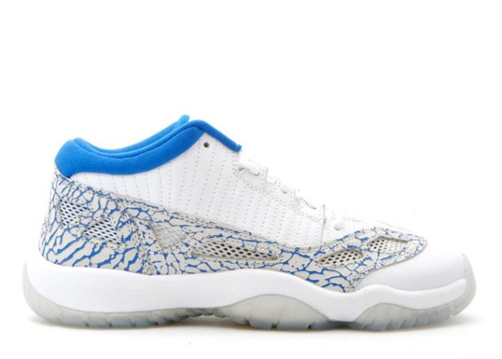 Air Jordan 11 Retro Gs Blanco/zest/argon Azul