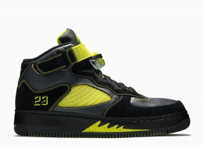 Air Jordan Fusion 5 Negro/antracita/cactus