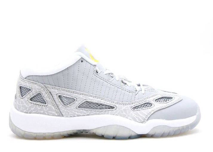 Air Jordan 11 Retro Gs Plata/zest/blanco