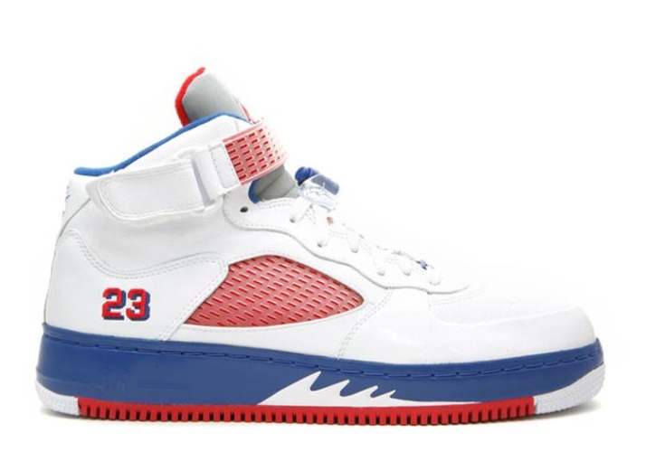 Air Jordan 5 Fusion - Varsity Rojo Cinta Azul