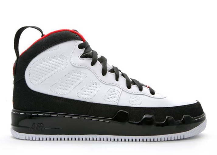 Air Jordan Fusion 9 Blanco/varsity/rojo/negro