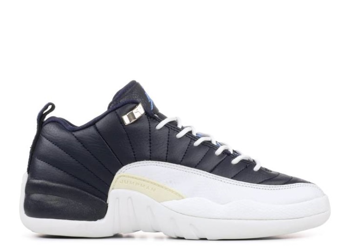 Air Jordan 12 Retro Low Gs Obsidiana/azul/blanco