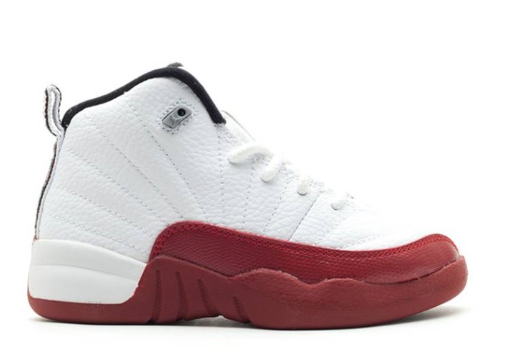 Air Jordan 12 Retro Ps - Blanco Rojo