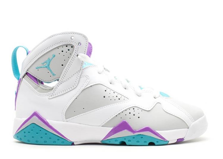 Air Jordan 7 Retro Gs - Neutral Gris Azul