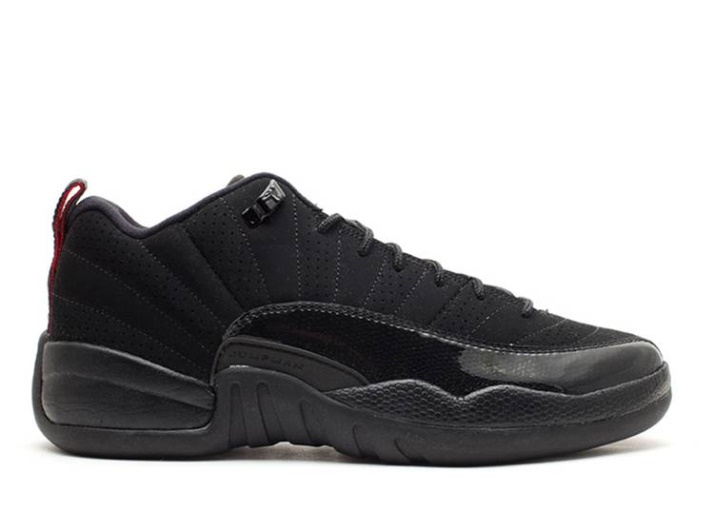 Air Jordan 12 Retro Low Gs Negro/varsity Rojo