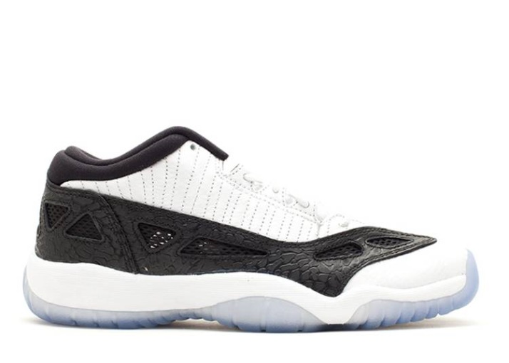 Air Jordan 11 Retro Low Gs Blanco/plata Metálica/negro