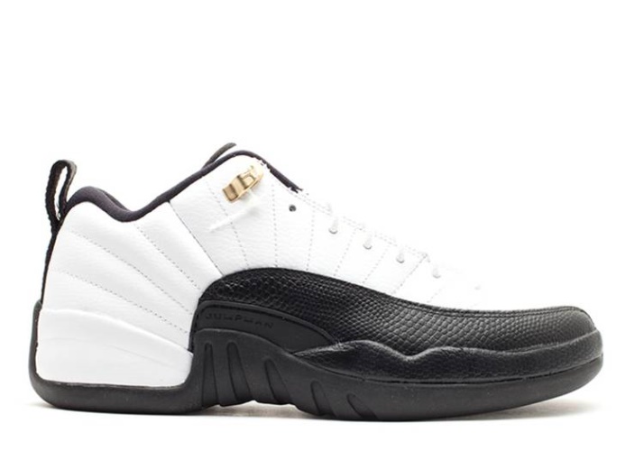 Air Jordan 12 Retro Low Gs Blanco/negro/taxi