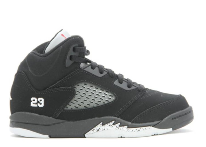 Jordan 5 Retro Ps Negro/rojo/plata