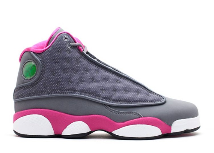 Air Jordan 13 Retro Gs - Gris Fusión Rosa