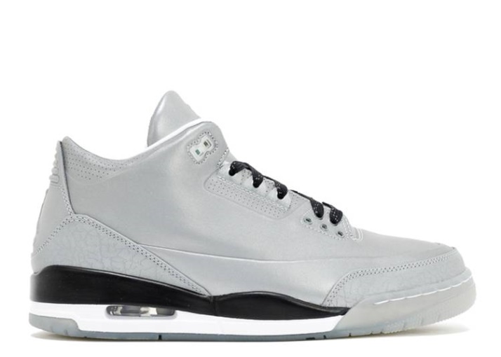 Air Jordan 3 5lab3 - Plata Reflectante