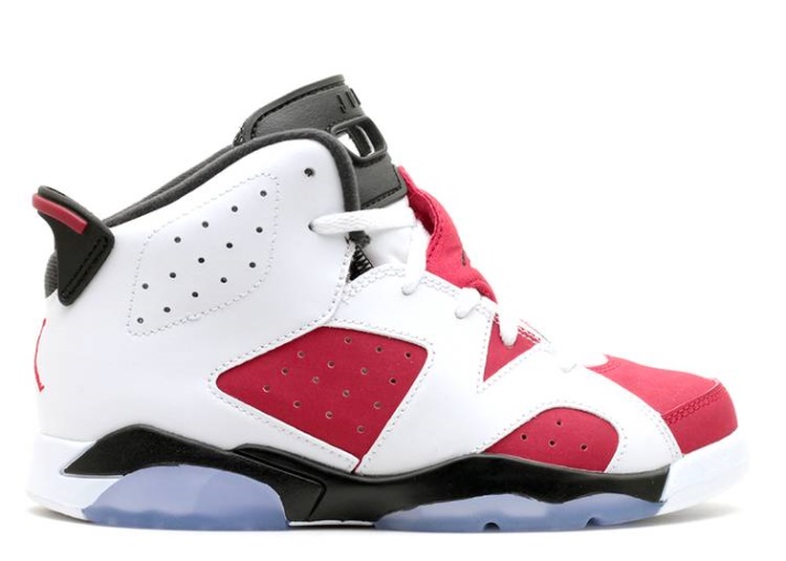 Air Jordan 6 Retro Ps - Carmín