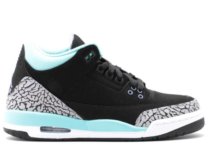 Air Jordan 3 Retro Gg - Negro Menta