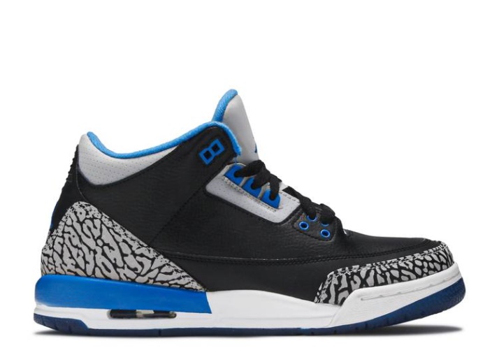 Air Jordan 3 Retro Bg - Sport Azul