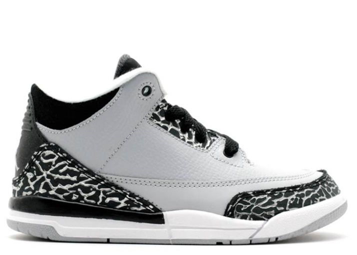 Jordan 3 Retro Bp - Lobo Gris
