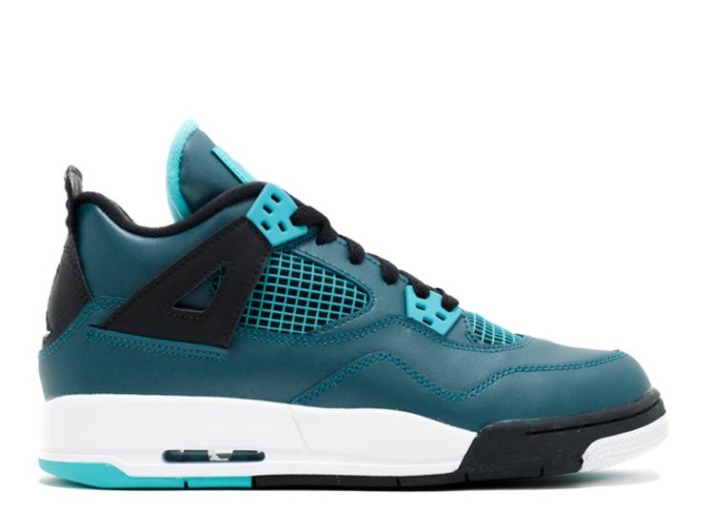 Air Jordan 4 Retro Bg - Verde Azulado
