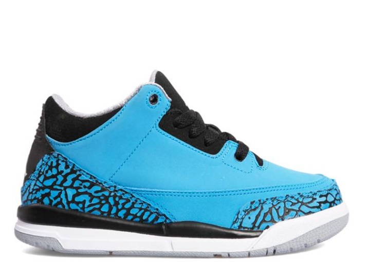 Air Jordan 3 Retro Bp - Azul Polvo