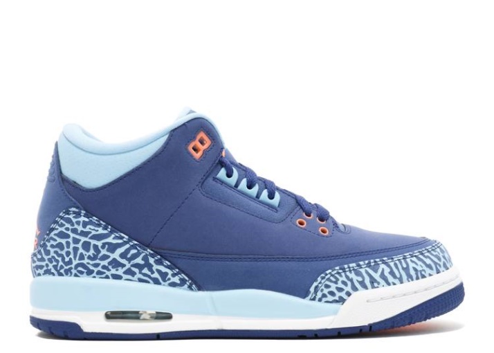 Air Jordan 3 Retro Gs - Polvo Púrpura