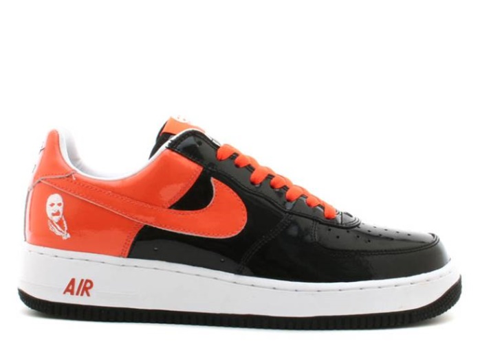 Nike Air Force 1 Premium - Halloween Negro/naranja Resplandor/blanco