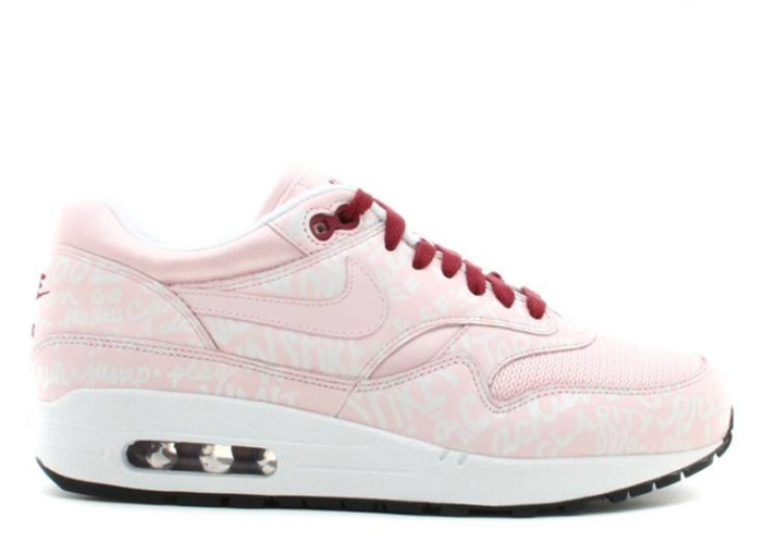 Nike Air Max 1 - Powerwall Aluminio Rosa/blanco