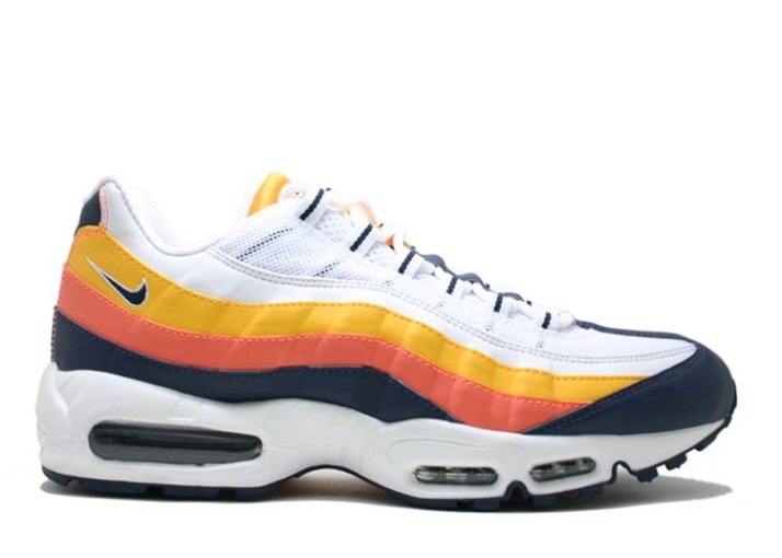 Nike Air Max 95 Blanco/azul Marino/tarta/dorado