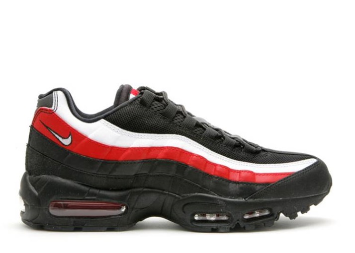 Nike Air Max 95 Negro/blanco/rojo Negro