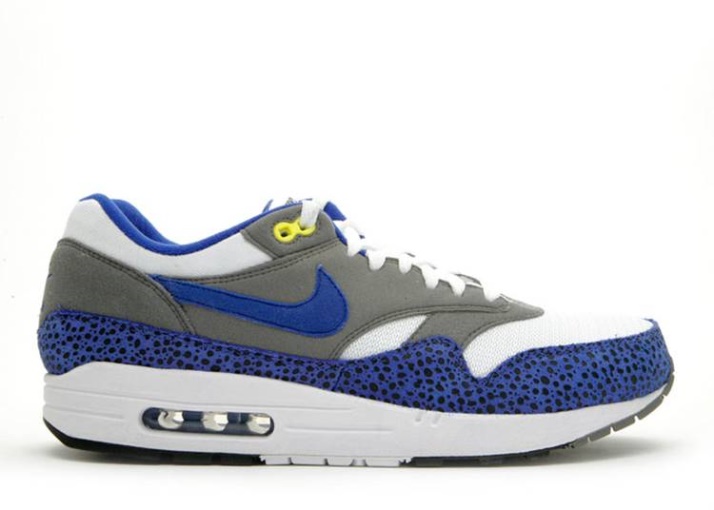 Nike Air Max 1 Qs - Safari Pack Blanco/hiper Azul/pewter