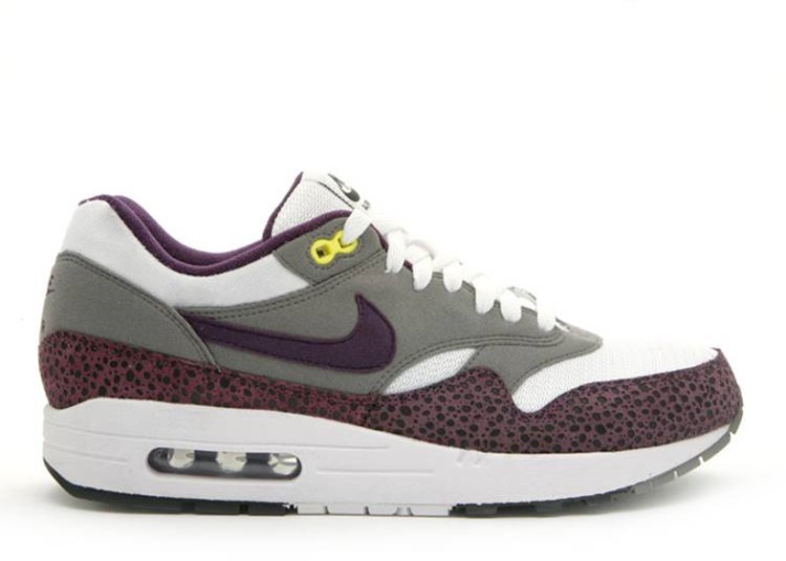 Nike Air Max 1 Qs - Safari Pack Blanco/grand Púrpura/pewter