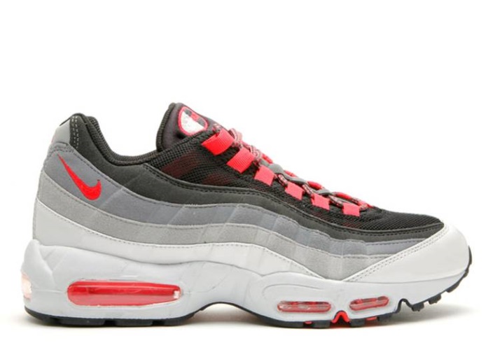 Nike Air Max 95 - Negro Rojo Caliente