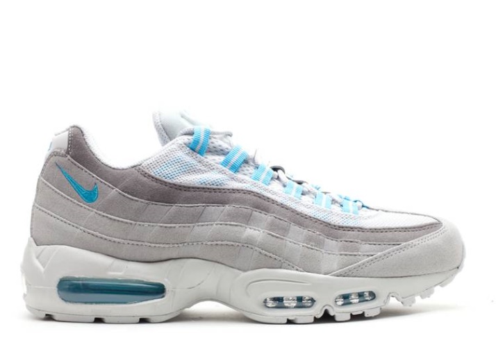 Nike Air Max 95 - Gris Neutro Cloro Azul