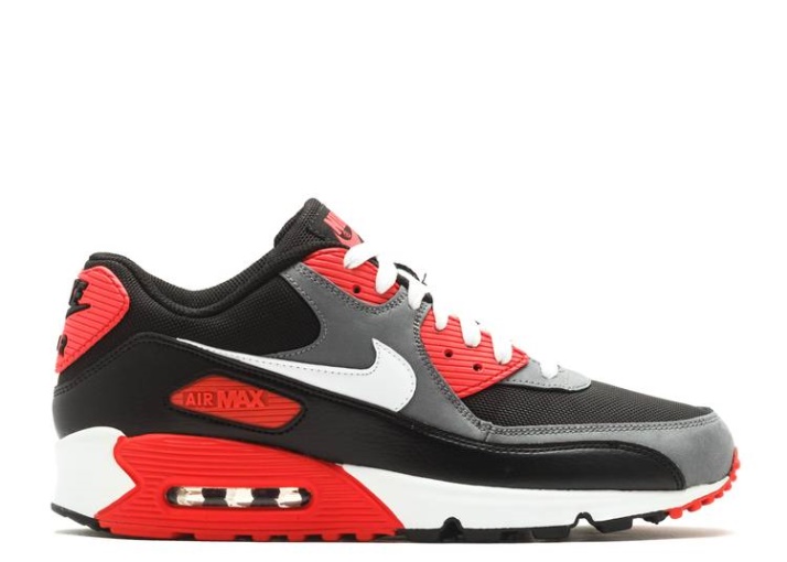 Nike Air Max 90 Classic - Negro Infrarrojo