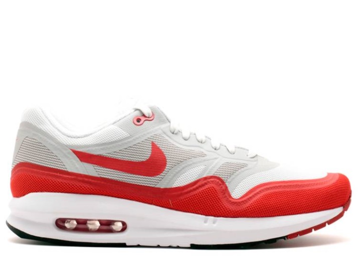 Nike Air Max Lunar 1 - Blanco Desafío Rojo