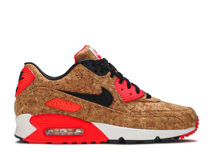 Nike Air Max 90 - Corcho Bronce/negro/infra Rojo/blanco