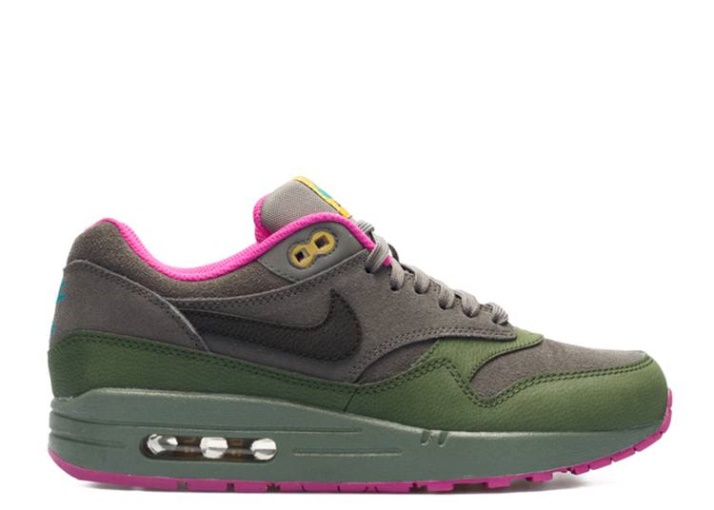 Nike Air Max 1 Cuero - Pewter Carbon Verde