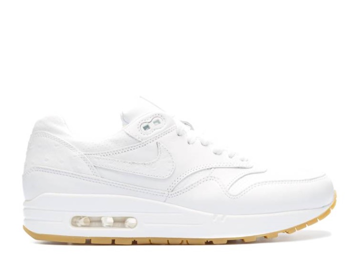 Nike Air Max 1 Cuero Pa - Blanco Goma