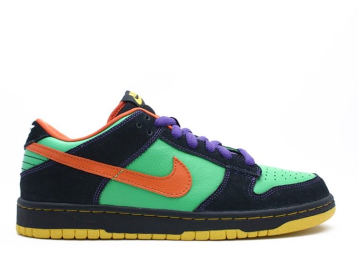 Nike Dunk Low Premium Sb Verde Chispa/hoop Naranja
