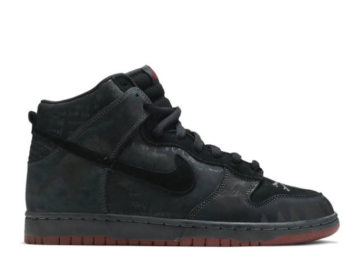 Nike Dunk High Pro Sb - Melvins Carbón Oscuro/negro