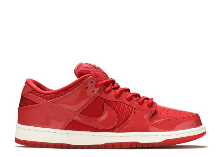 Nike Dunk Low Pro Sb - Charol Rojo