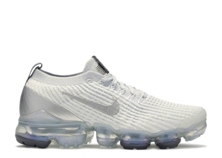 Nike Wmns Air Vapormax Flyknit 3 - Blanco Plata