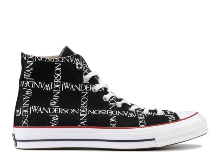 Converse Jw Top Anderson X Chuck 70 Hi - Rejilla Negro/blanco