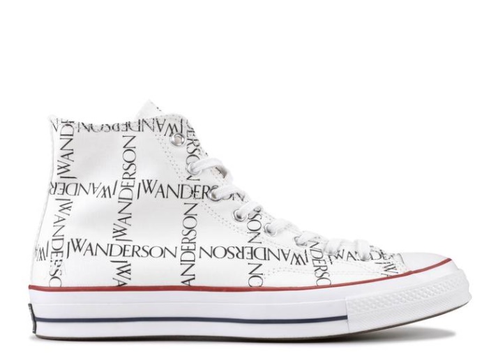 Converse Jw Top Anderson X Chuck 70 Hi - Grid Blanco/negro