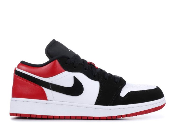 Air Jordan 1 Low Gs - Puntera Negra