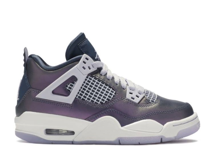 Air Jordan 4 Retro Se Gs - Monzón Azul