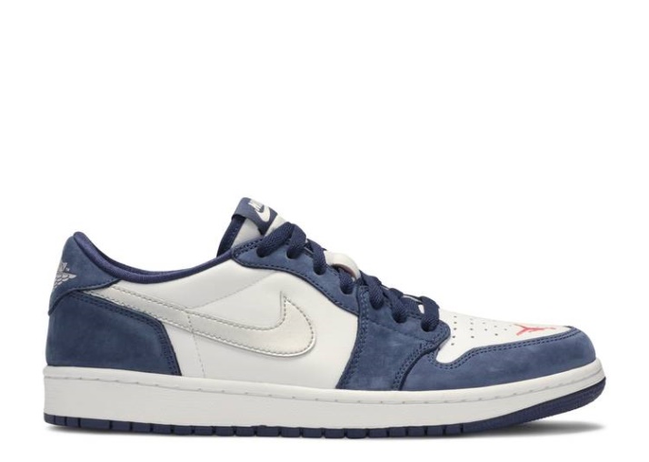 Eric Koston X Air Jordan 1 Low Sb - Azul Marino Medianoche