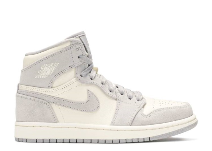 Air Jordan 1 High Premium Mujer - Gris Atmósfera
