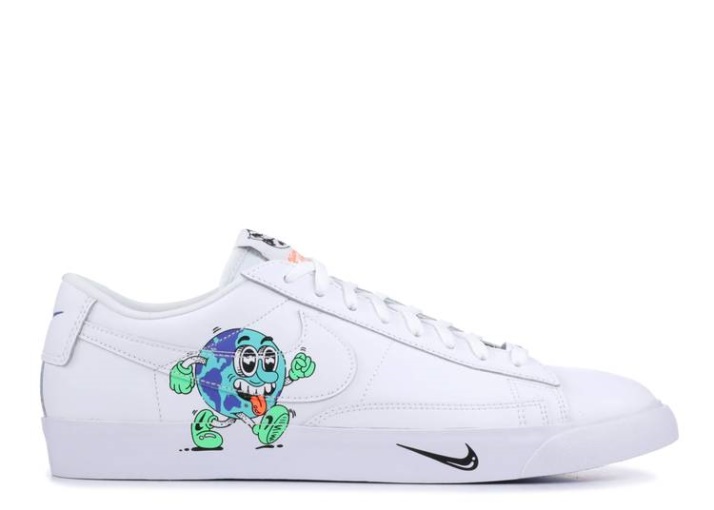 Nike Steven Harrington X Blazer Low Flyleather Qs - Día De La Tierra