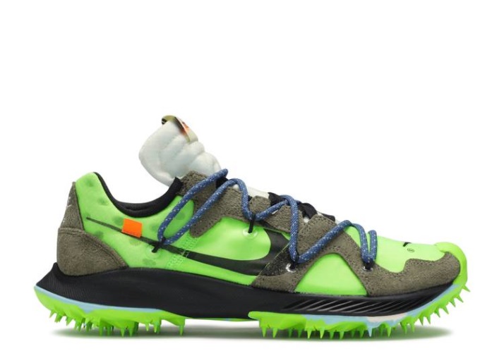 Blanco Roto X Wmns Air Zoom Terra Kiger 5 - Atleta En Progreso Verde Eléctrico/plata/vela