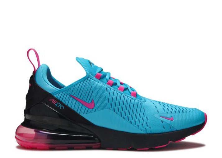 Nike Air Max 270 - Azul Playa Sur/fucsia Láser/negro