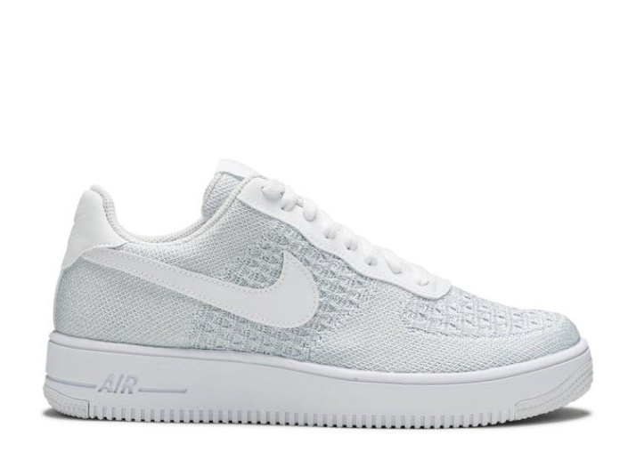 Nike Air Force 1 Flyknit Low 2.0 - Platino Puro